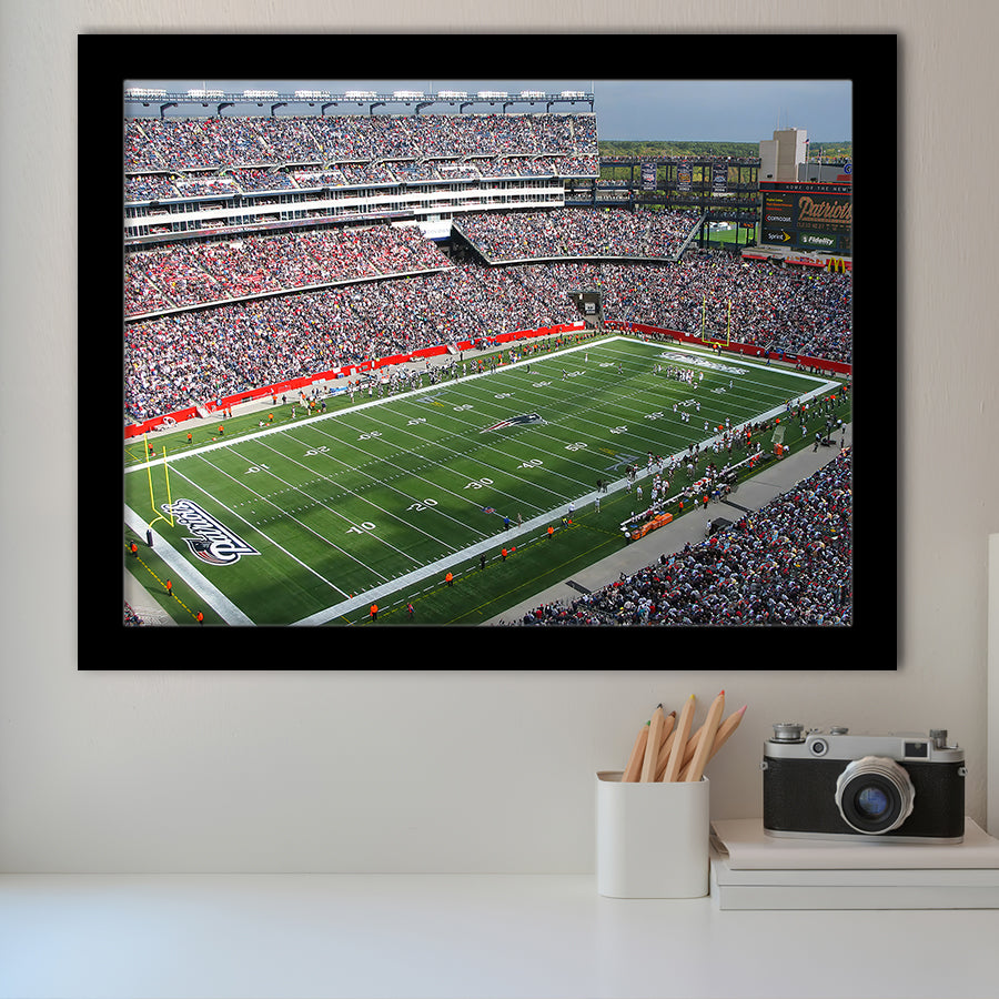 New England Patriots Wall Art Gillette Stadium Art Prints,Sport Stadium Art Prints, Fan Gift, Wall Decor
