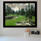 Pinehurst Course Number 2 Golf Courses, Golf Sport Print, Golf Lover, Framed Art Prints Home Decor