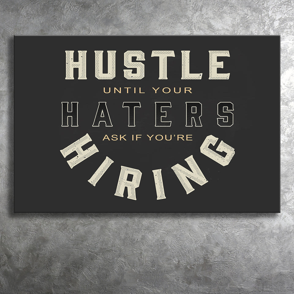 Hiring Canvas Prints Wall Art - Painting Canvas,Office Business Motivation Art, Wall Decor