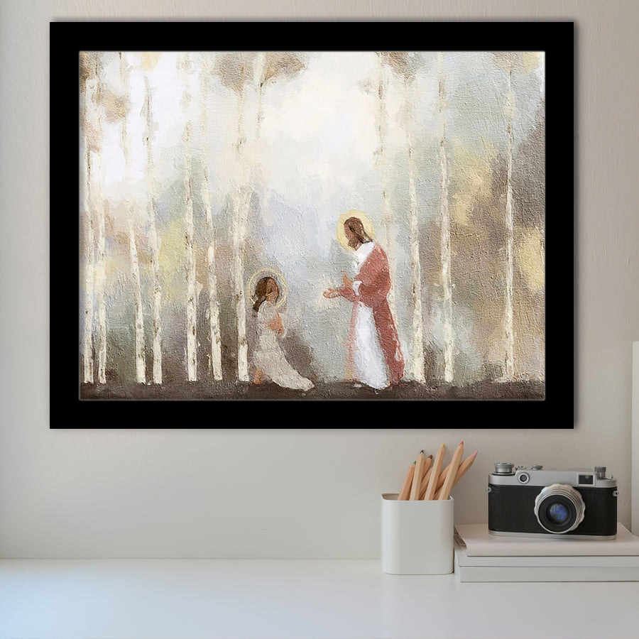 My Own Sacred Grove God Comes To Women Framed Art Prints Wall Art Decor - Painting Prints, Framed Picture