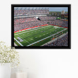 New England Patriots Wall Art Gillette Stadium Framed Canvas Prints,Sport Stadium Art Prints, Fan Gift