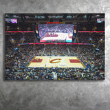 Quicken Loans Arena Cleveland, Stadium Canvas, Sport Art, Gift for him, Fan Gift, Canvas Prints Wall Art Decor