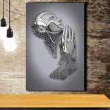 3D Effect Art With Deepest Prayers Canvas Prints Wall Art - Painting Canvas, Home Wall Decor, Prints for Sale, Painting Art