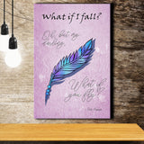 What If I Fall Oh But My Darling What If You Fly Canvas Prints Wall Art - Painting Canvas, Wall Decor, Painting Prints