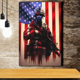 A Veterans Prayer God Bless The Usa Canvas Prints Wall Art - Painting Canvas, Wall Decor, For Sale, Home Decor