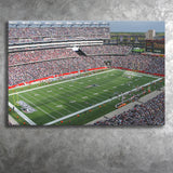 New England Patriots Wall Art Gillette Stadium Canvas Prints,Sport Stadium Art Prints, Fan Gift, Wall Decor