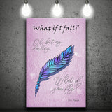 What If I Fall Oh But My Darling What If You Fly Canvas Prints Wall Art - Painting Canvas, Wall Decor, Painting Prints
