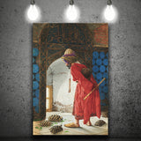 The Tortoise Trainer, Osman Hamdi Painting Canvas Prints Wall Art Home Decor