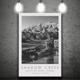 Shadow Creek Golf Club Hole 18, North Las Vegas, Nevada, Golf Art Print, Gift for him, Canvas Print Wall Art