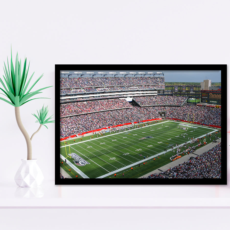 New England Patriots Wall Art Gillette Stadium Art Prints,Sport Stadium Art Prints, Fan Gift, Wall Decor