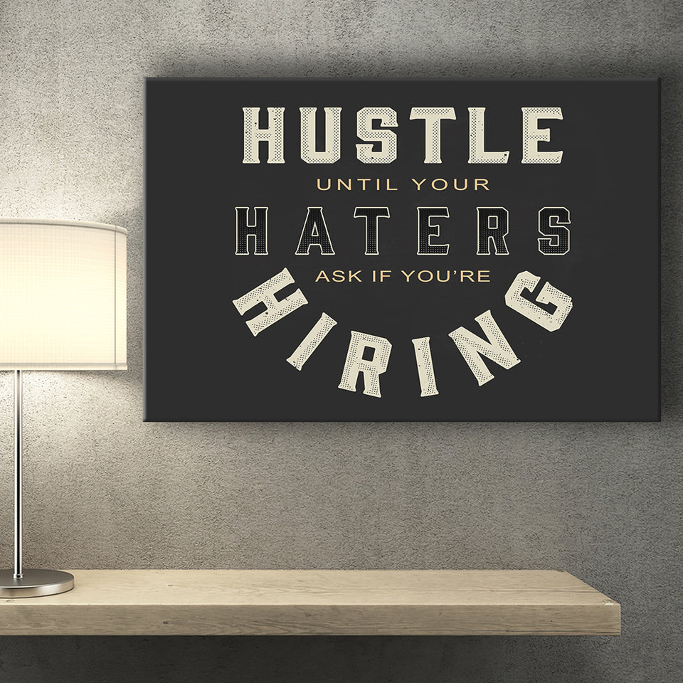 Hiring Canvas Prints Wall Art - Painting Canvas,Office Business Motivation Art, Wall Decor