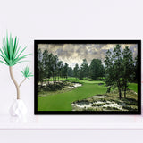 Pinehurst Course Number 2 Golf Courses, Golf Sport Print, Golf Lover, Framed Art Prints Home Decor