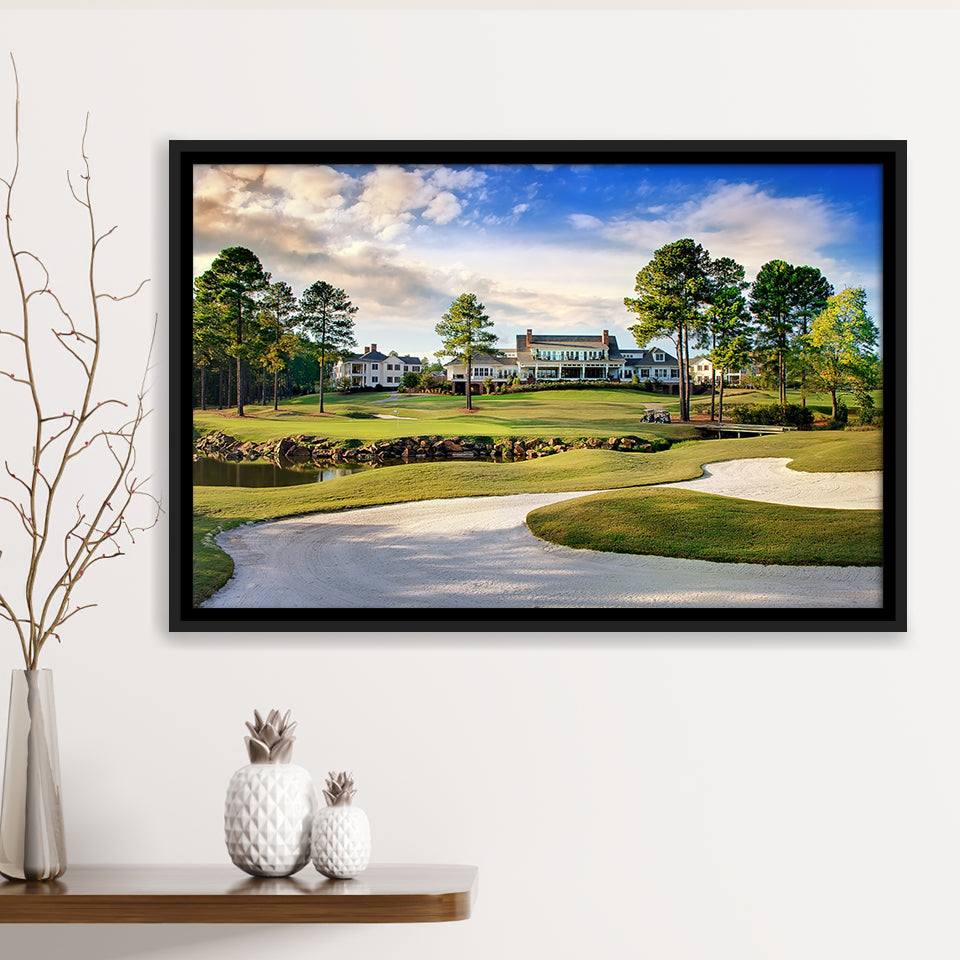 Mid South Golf Course Framed Canvas Prints