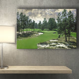 Pinehurst Course Number 2 Golf Courses, Golf Art Print, Golf Lover, Canvas Prints Wall Art Decor