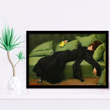 Ramon Casas, Decadent Young Woman After The Dance 1899 Framed Art Prints Wall Decor, Framed Picture, Large Art Prints
