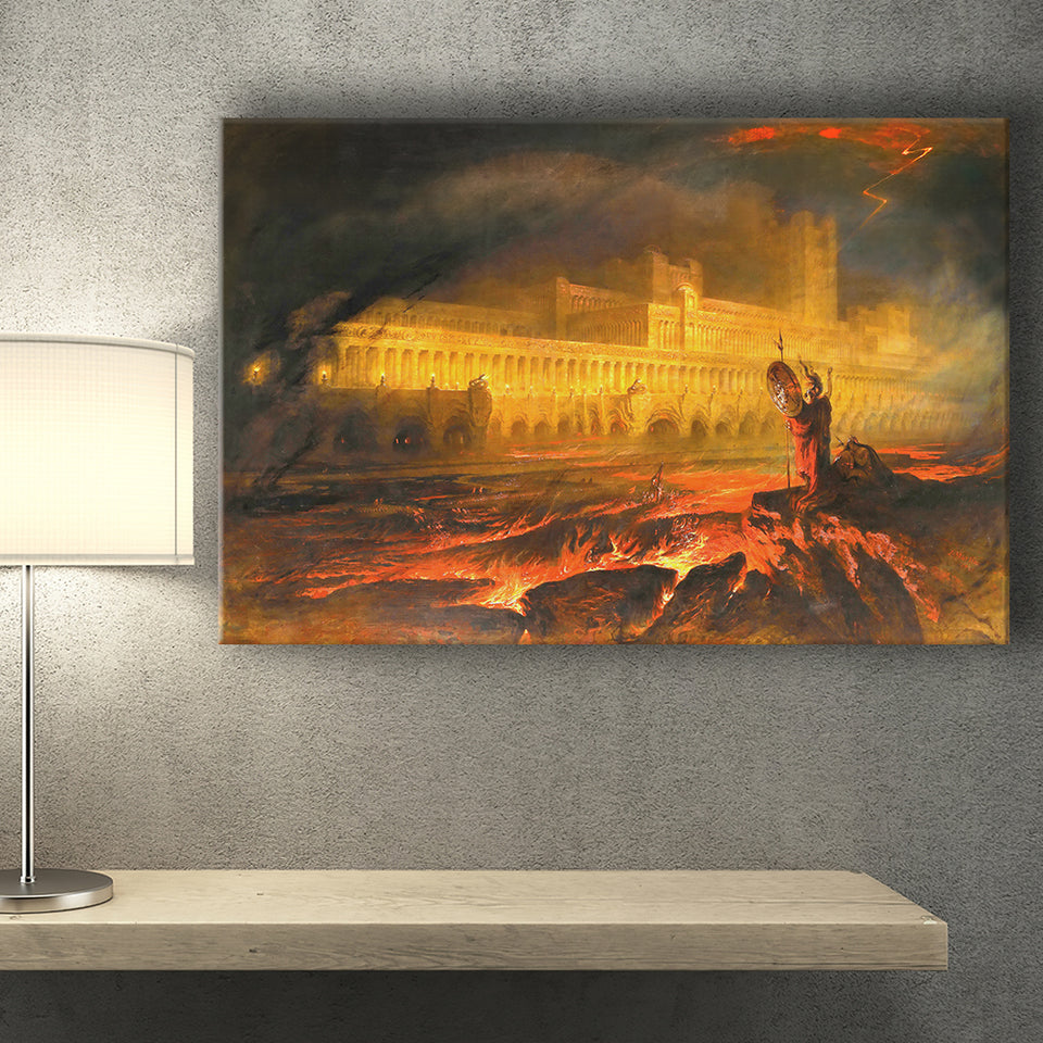 Pandemonium By John Martin, Canvas Prints Wall Art Home Decor