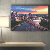 Minneapolis, Minneapolis Skyline100 Canvas Prints Wall Art Home Decor - Painting Canvas, Ready to hang