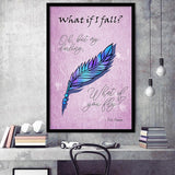 What If I Fall Oh But My Darling What If You Fly Framed Art Prints Wall Decor - Painting Prints, Framed Picture