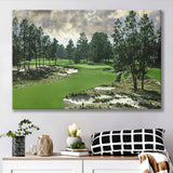 Pinehurst Course Number 2 Golf Courses, Golf Art Print, Golf Lover, Canvas Prints Wall Art Decor