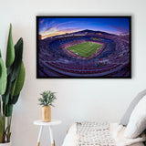 Barcelona Spain Camp Nou, Stadium Canvas, Sport Art, Gift for him, Framed Canvas Prints Wall Art Decor, Framed Picture