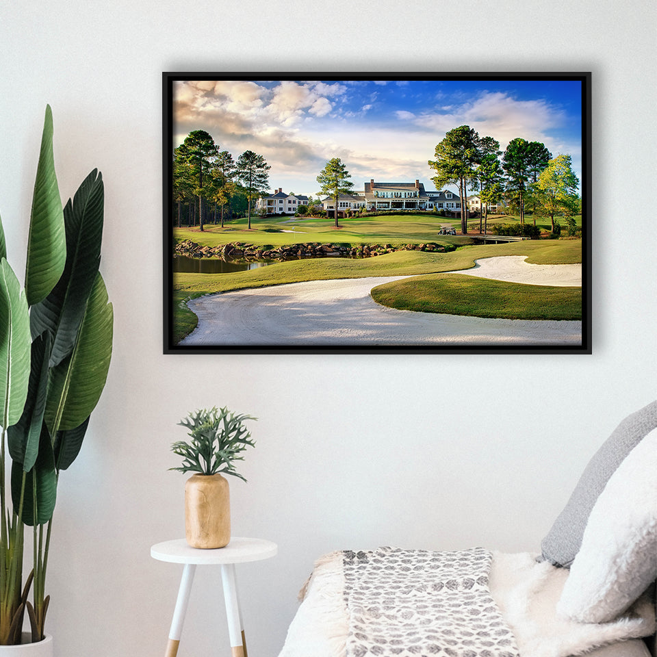 Mid South Golf Course Framed Canvas Prints