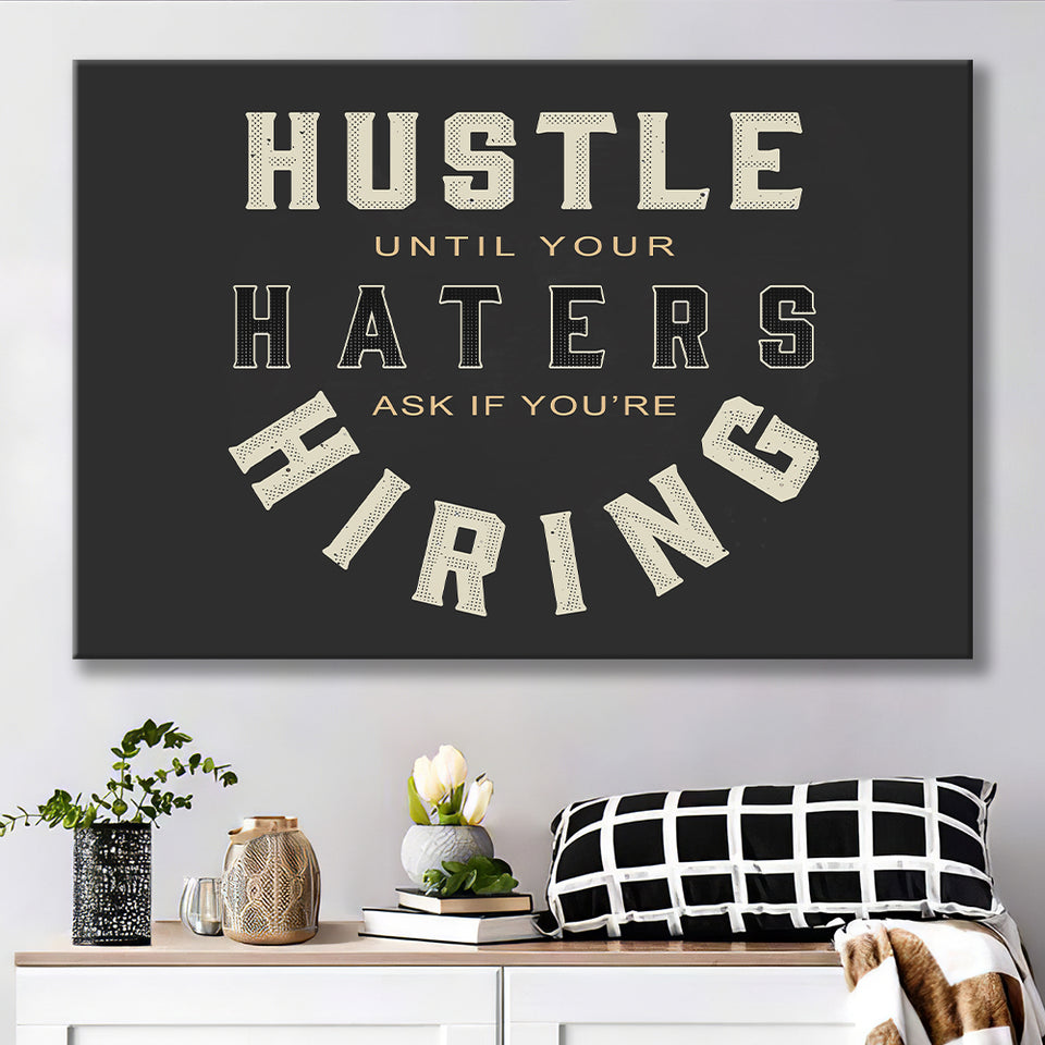 Hiring Canvas Prints Wall Art - Painting Canvas,Office Business Motivation Art, Wall Decor