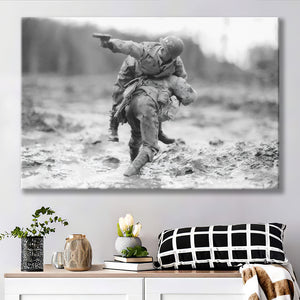 Leave no man behind Canvas Prints Wall Art - Painting Canvas, Wall Decor,Art Prints, Painting Prints, For Sale