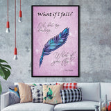 What If I Fall Oh But My Darling What If You Fly Framed Art Prints Wall Decor - Painting Prints, Framed Picture