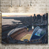 Centurylink Field in Seattle, Stadium Canvas, Sport Art, Gift for him, Fan Gift, Canvas Prints Wall Art Decor