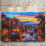 San Francisco Downtown Canvas Prints Wall Art Decor - Painting Canvas, Art Print, Home Decor, Ready to Hang
