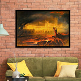 Pandemonium By John Martin, Framed Art Prints Wall Art Home Decor, Ready to Hang