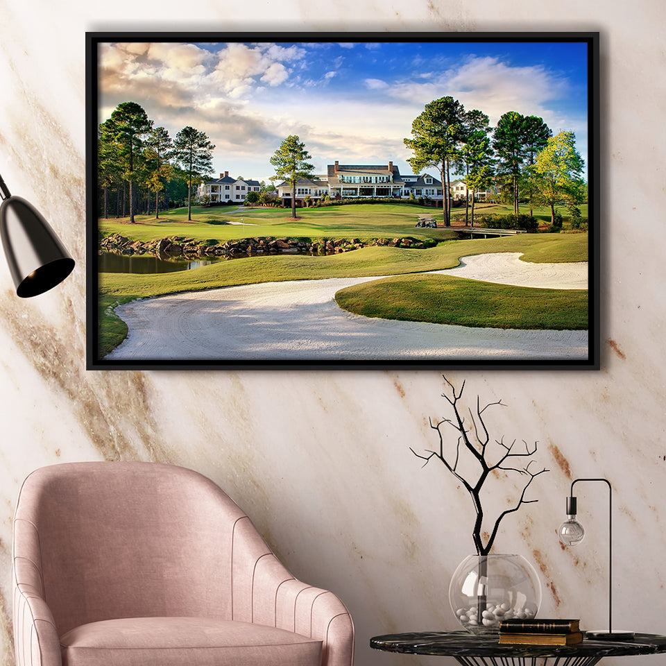 Mid South Golf Course Framed Canvas Prints