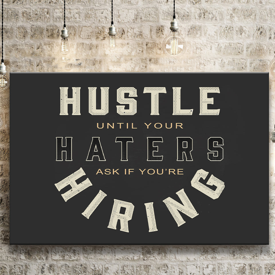 Hiring Canvas Prints Wall Art - Painting Canvas,Office Business Motivation Art, Wall Decor