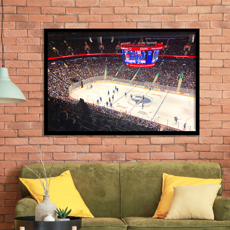 Vancouver Canucks Wall Art Rogers Arena Stadium Art Prints Hockey,Sport Stadium Art Prints, Fan Gift, Wall Decor