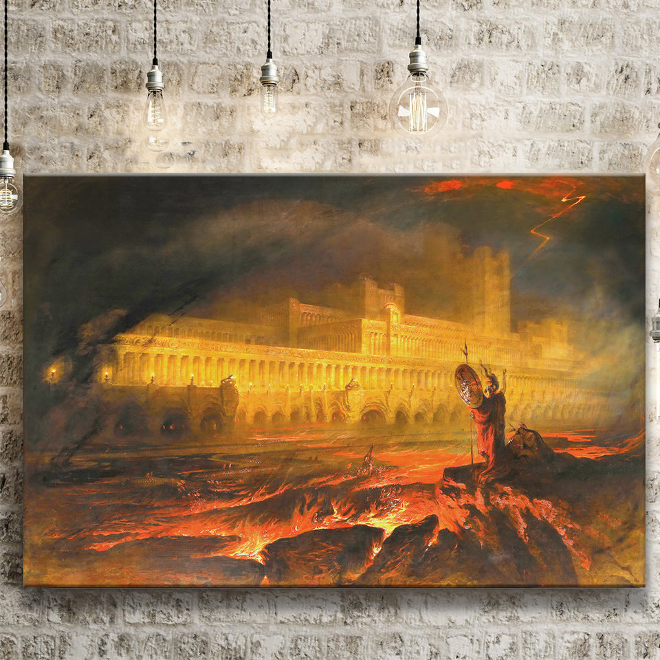 Pandemonium By John Martin, Canvas Prints Wall Art Home Decor