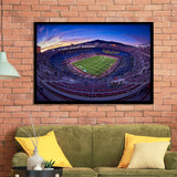Barcelona Spain Camp Nou, Stadium Canvas, Sport Art, Gift for him, Framed Art Prints Wall Art Decor, Framed Picture