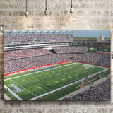 New England Patriots Wall Art Gillette Stadium Canvas Prints,Sport Stadium Art Prints, Fan Gift, Wall Decor