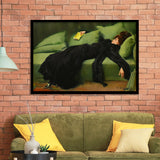 Ramon Casas, Decadent Young Woman After The Dance 1899 Framed Art Prints Wall Decor, Framed Picture, Large Art Prints