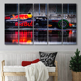 Verstappen F1 Painting F1 Formula 5 Pieces B Canvas Prints Wall Art - Painting Canvas, Multi Panels, Wall Decor