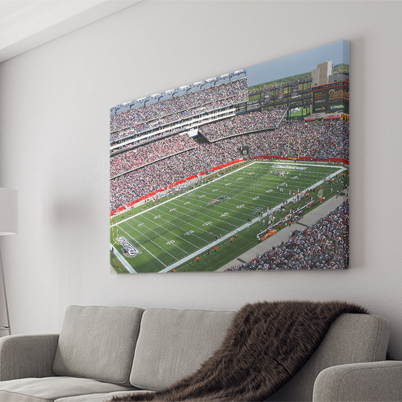 New England Patriots Wall Art Gillette Stadium Canvas Prints,Sport Stadium Art Prints, Fan Gift, Wall Decor