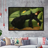 Ramon Casas, Decadent Young Woman After The Dance 1899 Framed Art Prints Wall Decor, Framed Picture, Large Art Prints