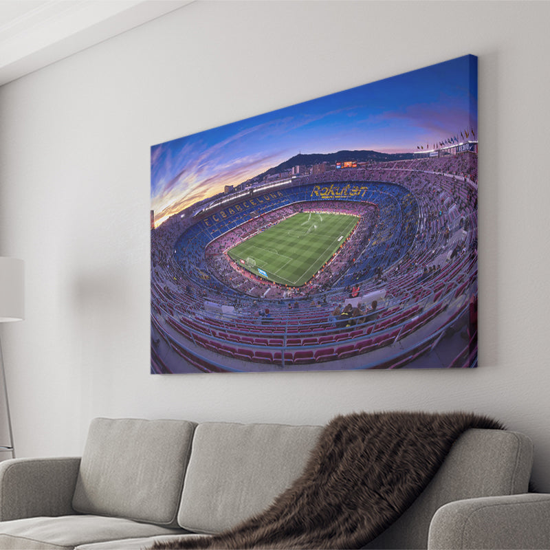Barcelona Spain Camp Nou, Stadium Canvas, Sport Art, Gift for him, Fan Gift, Canvas Prints Wall Art Decor