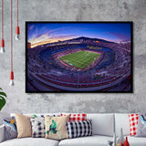 Barcelona Spain Camp Nou, Stadium Canvas, Sport Art, Gift for him, Framed Art Prints Wall Art Decor, Framed Picture