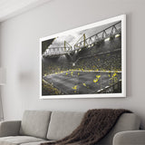 B&W Bvb Borussia Dortmund Signal Iduna Park Stadium Canvas Prints Wall Art - Painting Canvas,Wall Decor,Art Print,Home Decor