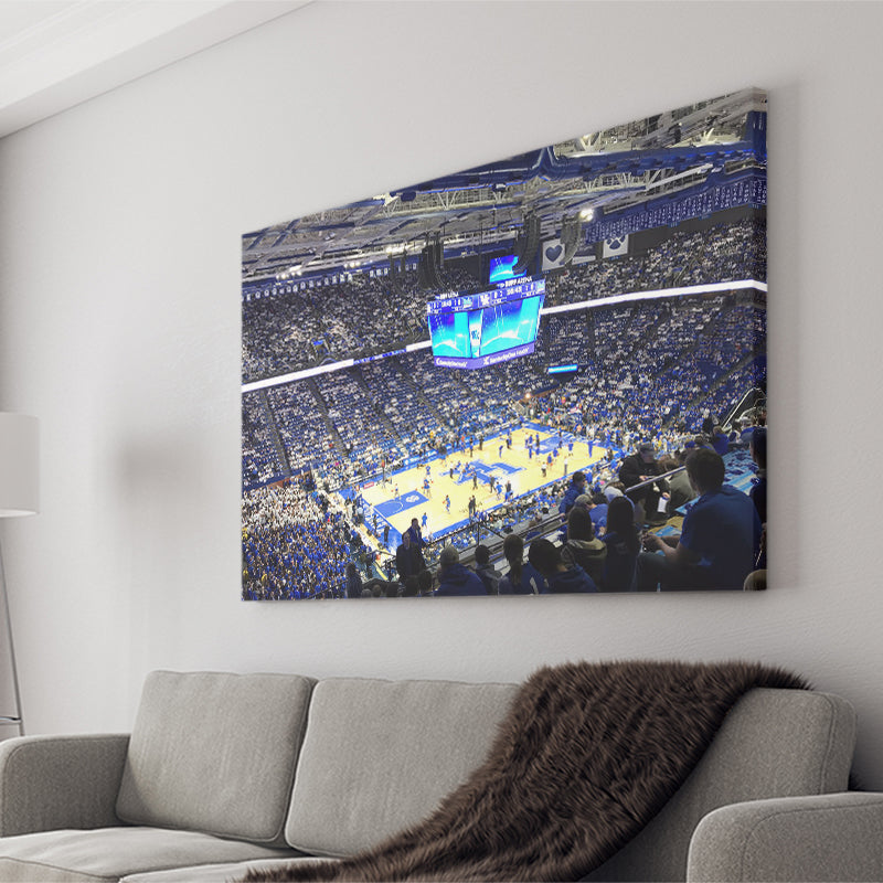 Kentucky Wildcats Stadium Canvas Prints Rupp Arena Wall Art Basketball,Sport Stadium Art Prints, Fan Gift, Wall Decor