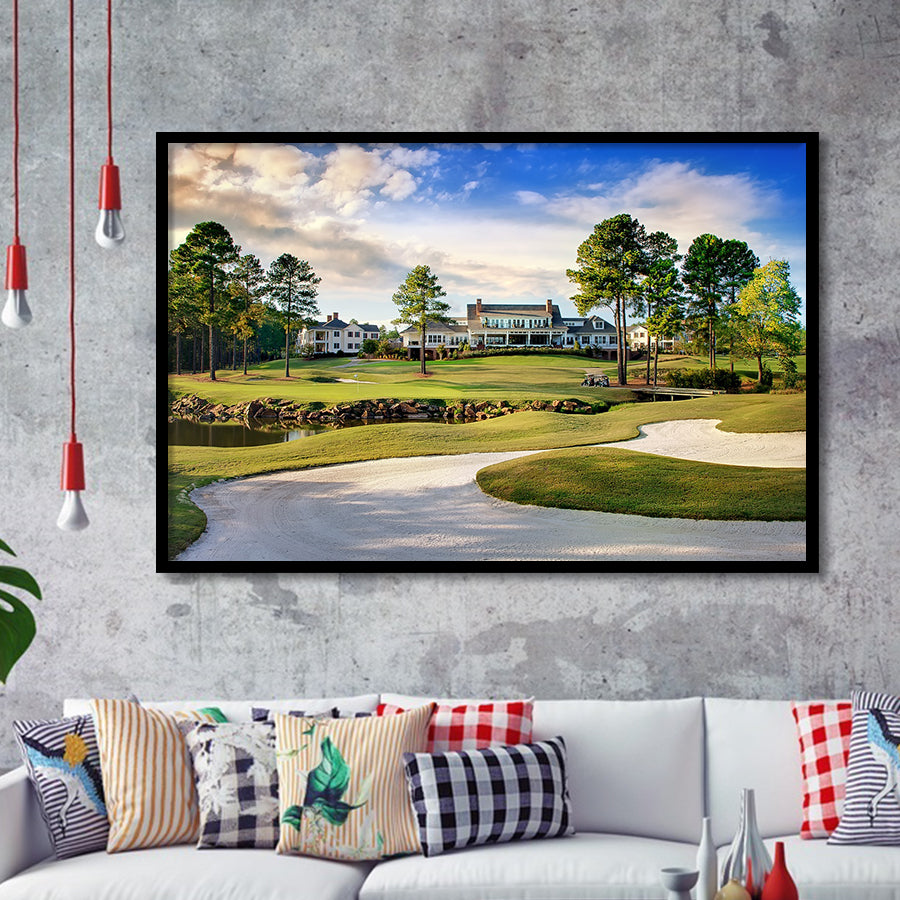 Mid South Course Framed Art Print