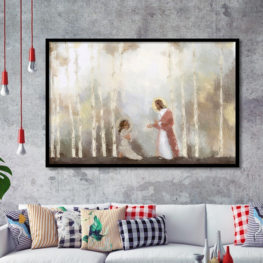 My Own Sacred Grove God Comes To Women Framed Art Prints Wall Art Decor - Painting Prints, Framed Picture