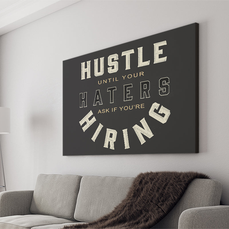 Hiring Canvas Prints Wall Art - Painting Canvas,Office Business Motivation Art, Wall Decor