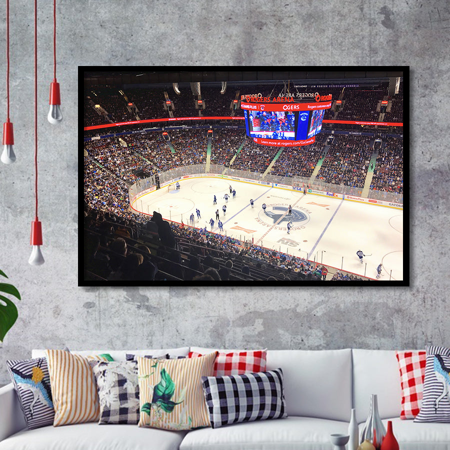 Vancouver Canucks Wall Art Rogers Arena Stadium Art Prints Hockey,Sport Stadium Art Prints, Fan Gift, Wall Decor