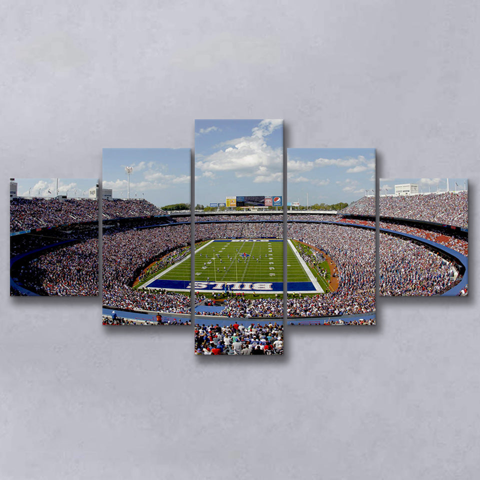 Bills Stadium, Stadium Canvas, Sport Art, Large Canvas, Multi Panels, Canvas Prints Wall Art Decor